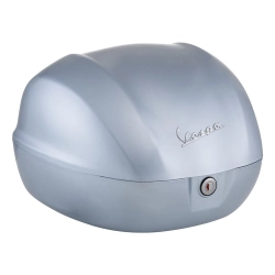 Bauletto originale Piaggio CM272942 da 32 litri, grigio Delicato lucido G01, per Vespa Primavera e Sprint 50-150 compatibili.