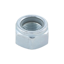Dado M16 mm, AF 24mm, h 15,5mm, perno motore autobloccante, per Lambretta 125 LI/LIS/DL/GP /150 LI/LIS/SX/DL/GP/175 TV 2°-3°/200 TV/SX/DL/GP, grado A - riparazione perfetta