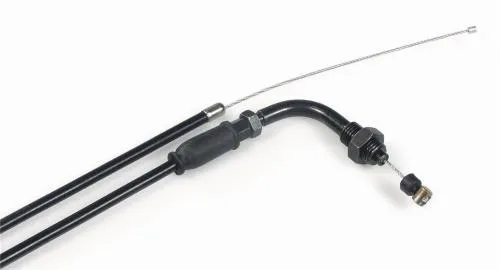 Cavo guida acceleratore a pompa olio per GILERA/PIAGGIO Stal.. ker/Liberty/NRG MC2/MC3 /Purejet/Sfera RST/Zip SP /RST nero, acciaio, zincato Grado B - riparazione discreta