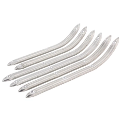 Set listelli pedana Carlucci PV154182 in alluminio per Piaggio Ape 150 AC1T-AC3T, APA1T e APB1T 1956-1966 compatibili.