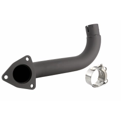 Colector de escape racing GIAN.. ..NELLI Vintage para Vespa PX 2011 en acero, negro, sin catalizador, sin abrazadera de escape ROAD-TUNING, para uso diario y fiable