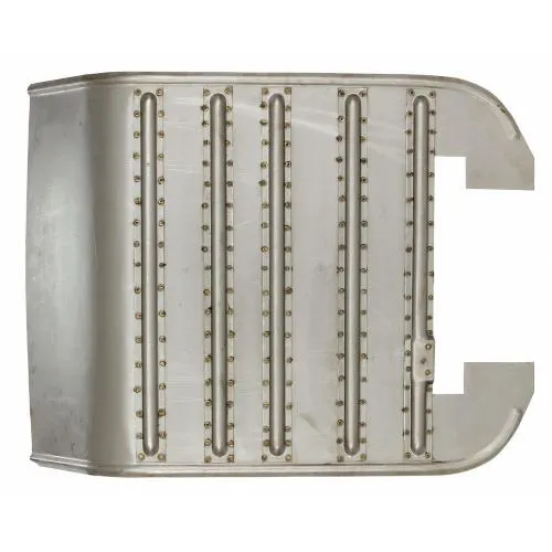 Foglio di riparazione pedana per Vespa 125 V1-15/Hoffmann ->'50 l 500 mm, l 730 mm, oliato, piegato, 5 montanti Grado C - riparazioni a basso prezzo