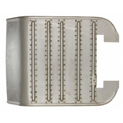 Foglio di riparazione pedana per Vespa 125 V1-15/Hoffmann ->'50 l 500 mm, l 730 mm, oliato, piegato, 5 montanti Grado C - riparazioni a basso prezzo
