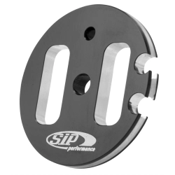 Polea dentada SIP para cabeza de dirección, «Short Shifter» para Vespa 125 VNB3-6/150 VB1 /VBA/VBB/VGLA-B/T3-T4/GS VS2 -5/160 GS Ø 44 mm, aluminio, mecanizada CNC, anodizada en negro
