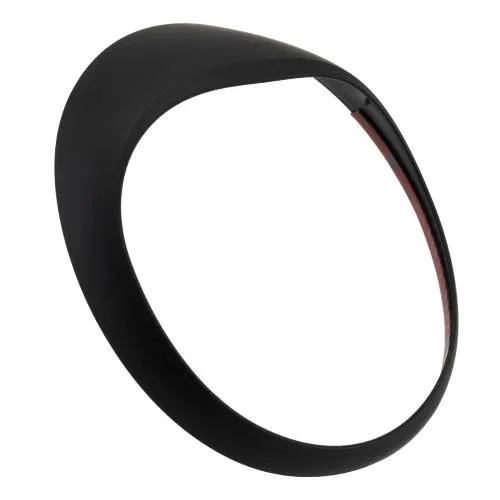 Luz delantera SIP PORDOI para Vespa GTS/GTS Super/GT/GT L 125-300ccm de plástico, negro mate, con aro de luz MV, para pegar