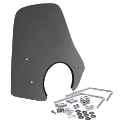 Paravento ERMAX, Sportivo, tonale, per Vespa Primavera 50 -150ccm 2T/4T h 275 mm, l 420 mm, incluso materiale di montaggio