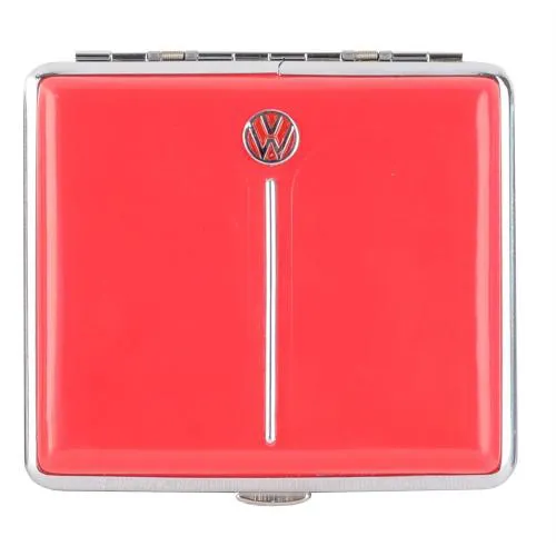 Porta cigarrillos VW Colección Escarabajo «Front», rojo, metal