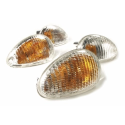 Kit Piaggio J5816361 con quattro frecce bianche e portalampada Ba15s per Vespa ET2 ed ET4 50-150. Omologato, senza lampadine.