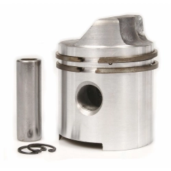 Pistón para Vespa 125 V1-15/V30 -33/Hoffmann A/B Ø 56,5 mm, 2 bandas elásticas, estándar, pistón de reenvío, grado C - reparaciones a bajo precio