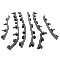 Kit plataforma PIAGGIO para Vespa LX/LXV/S, plástico, negro, no apto para LX50 con plataforma monobloque