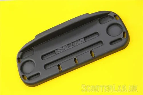 Rear upgrade kit, SLUK Bracket for Vespa GTS/GTS Super/GTV/GT 60/GT/GT L 125-250ccm plastic, black, load area: 53x21 cm, for original PIAGGIO luggage rack