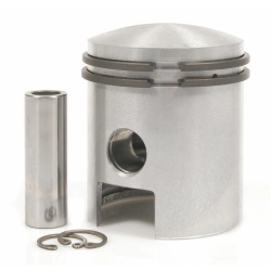 Pistón METEOR para Vespa 125 VMA/PV/PK125 5.o/s, Ø 56,2 mm, 2 bandas elásticas, estándar, bulón Ø=15x47x10 mm, 2 puertos, grado B - reparación discreta