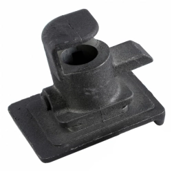 Cerradura PIAGGIO para guantera, para Vespa PX80-200E Lusso/'98 /MY/T5 también para LML Star 125-200 2T /4T/ Star Deluxe 125/II/4T Automática/CVT plástico, negro, grado A - restauración original
