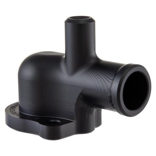 Coperchio termostato acqua, SIP PERFORMANCE per Vespa GTS/GTS Super/GTV/GT 60 250-300ccm 4T LC anche per PIAGGIO Quasar 250 -300ccm 4T LC, alluminio CNC, anodizzato nero