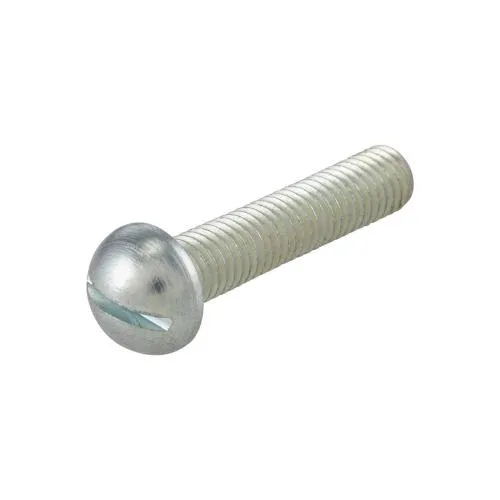 Due viti inferiori M5 x 25 mm zincate, testa tonda a intaglio, per portaoggetti Vespa 125 TS, 160 GS 2ª serie, 180 SS e Rally.
