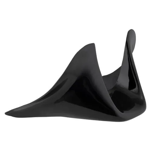 Spoiler telaio SIP 2.0 Superbike 13500000 in vetroresina nera per Vespa e Lambretta compatibili; componente da adattare e rifinire in funzione del telaio e del montaggio.