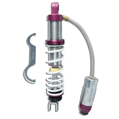 Ammortizzatore posteriore Malossi RS24/10 M468868 con serbatoio separato e precarico regolabile per Aprilia Rally/SR 50 e Suzuki Street Magic.