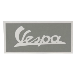 Vespa, paragambe per Vespa 125 U VU1T nero, carta, fissaggio: adesivo, grado A - restauro originale