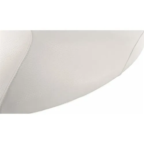 Rivestimento sella REPLAY AC580276D bianco in materiale sintetico per MBK Stunt e Yamaha Slider compatibili; non comprende la sella completa.