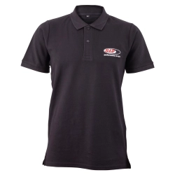 Polo SIP Performance & Style, nera, uomo, taglia XL, 100% cotone
