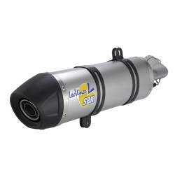 Escape de competición LEOVINCE SBK, One Evolution II, para Vespa GTS/GTS Super/GTS Super Sport /GTV/GT 60, es decir, silenciador 125-300ccm en acero inoxidable, con e-pass, sin catalizador, sistema slip-on ROAD-TUNING, para uso diario y fiable