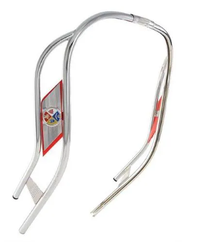 Borde del escudo con emblemas rojos para Vespa GT, GTR, Super, TS, Sprint, Sprint Veloce, Super