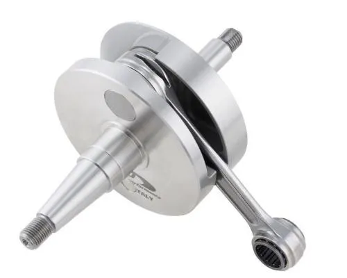 Albero motore SIP Performance 45021630 per Vespa Rally 200, P200E, PX 200 e Cosa: corsa 62 mm, biella 110 mm e bilanciatura fine.