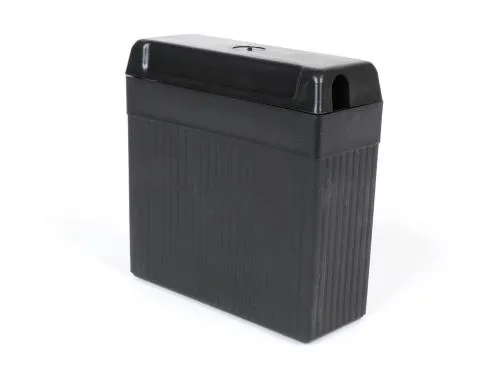 Plastic battery box (126x126x48mm) for Vespa 125/150 VNB 1>