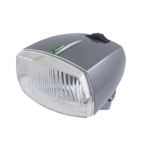 Fanale anteriore completo GRABOR 246410260 grigio per Piaggio Ciao e Ciao SC/Special compatibili. Verificare attacchi, mascherina e impianto.
