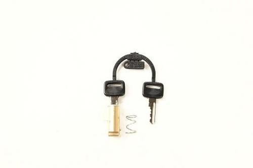 Serratura bloccasterzo (guida 4mm lunga 31,3mm)) CORTA , senza puntale per Vespa 50 - 90 - Primavera 1° serie - Sprint - Super - GL - GT - Ciao SC - Bravo - Boxer (Rif. Originale 120328)