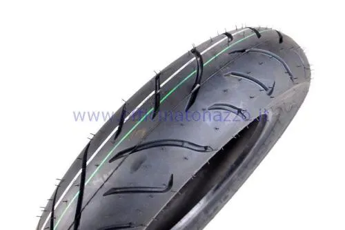 Pneumatico Dunlop ScootSmart 90/90-10 50J tubeless, per ruota anteriore o posteriore. Carico massimo 190 kg, velocità fino a 100 km/h.