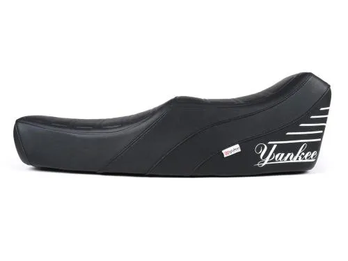Black Giuliari Yankee seat with lock for Vespa 50, ET3, Primavera
