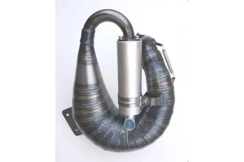 KIFLY Handcrafted VMC Muffler for Vespa Primavera, Special complete with 62 mm silencer attachment