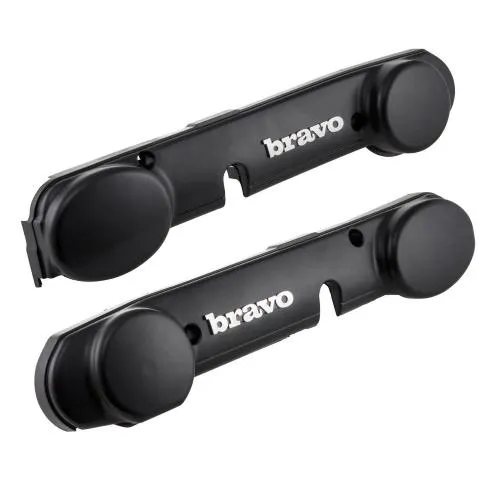Coppia fiancatine SIP 27088200 nere per Piaggio Bravo 50 2T, lato destro e sinistro. Confronti originali Piaggio 270881 e 270882.