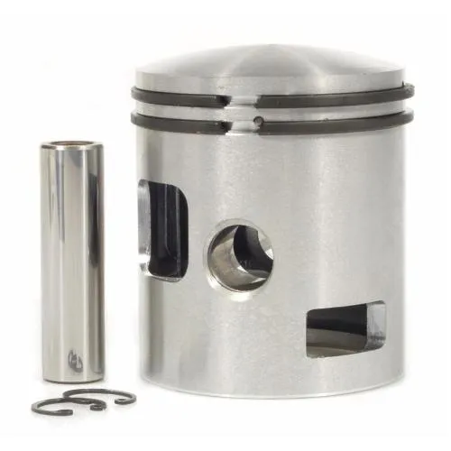 Pistone Meteor Ø67,1 mm, terza maggiorazione, con due fasce e spinotto 16×59 mm per Vespa Rally 200, P200E, PX 200 e Cosa 200.