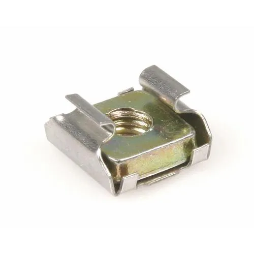 Dado quadrato SIP M4 x 0,7 con gabbia, altezza 8,4 mm, in acciaio zincato per indicatori Vespa PK, S, XL, XL2 e FL.