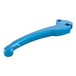 Leva freno destra SIP Style 6312LBMP in alluminio CNC blu opaco, ergonomica e con punto di rottura controllato, per Vespa classiche compatibili.