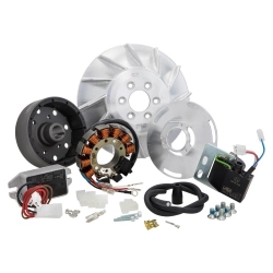 Accensione SIP PERFORMANCE by VAPE Sport 12 V AC per BFA 306: 110 W, volano CNC 1.660 g, 12 magneti e anticipo variabile.