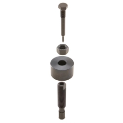 Estrattore SIP Spareparts 16-32 mm in acciaio S45C per cuscinetto albero motore lato volano Vespa Smallframe; set da 4 elementi.