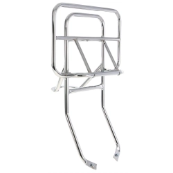 Rear luggage rack, CUPPINI for Vespa 125 VNB4-6/GT/GTR/TS /Super/150 VBB2/GL/Sprint/V /160 GS 2°/180 SS/ Rally chrome, loading surface: 25x38 cm, foldable
