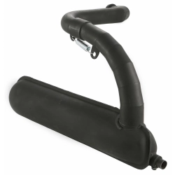 Black SIP torpedo exhaust for Vespa 50