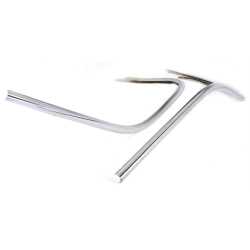 Vespa 125 VN/150 VL/VB1 /ACMA/T2 chrome-plated shield edge in two pieces