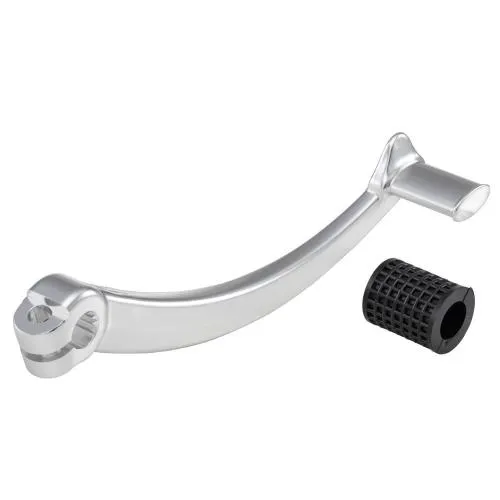 Leva avviamento SIP curva in acciaio cromato per motori PX montati su telai Vespa Largeframe classici come Sprint, GT, TS, Rally, VBB e VNB.