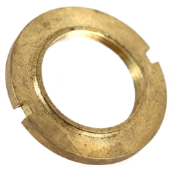Dado di sicurezza frizione Ø33,5 mm con filettatura sinistra per Vespa 150 GS, 160 GS e 180 SS. Verificare filetto e attrezzo.