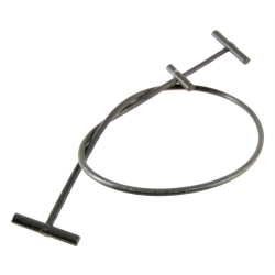 Cinghia limitatrice SIP 19555600 in plastica nera per cofano laterale Vespa PK 50-125 S, XL e XL2. Compatibile anche con Cosa secondo SIP.