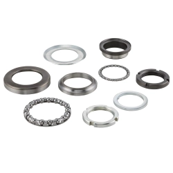 Kit Pascoli 90122900 a 5 elementi con sfere per Vespa 125 V1-15, V30-33, VM, VU, Hoffmann e ACMA. Quote 31x35/41, 35x48,8 e 42x57 mm.