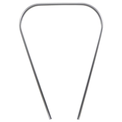 Silver plastic shield edge for Vespa 50, ET3, Primavera