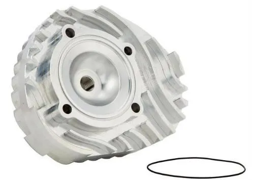 Testa MRP Race MRP419 CNC per Malossi 210 vecchio, Sport e MHR: candela centrale lunga, O-ring e corsa 57-60 mm con compensazione alla base.