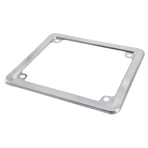 Stainless steel number plate frame for Vespa 50