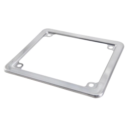 Stainless steel number plate frame for Vespa 50